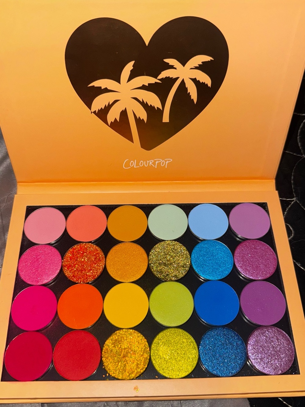 ColourPop Vibrant 25-Color Eyeshadow Palette - Multicolor